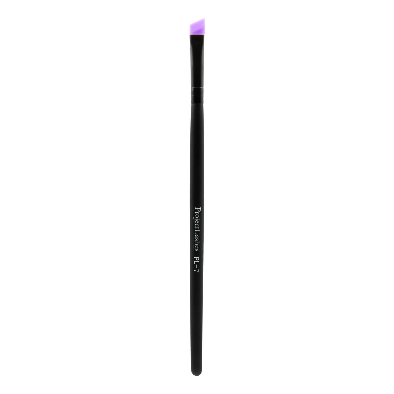 Pędzel silikonowy do brwi i rzęs ProjectLashes PL-7 skośny