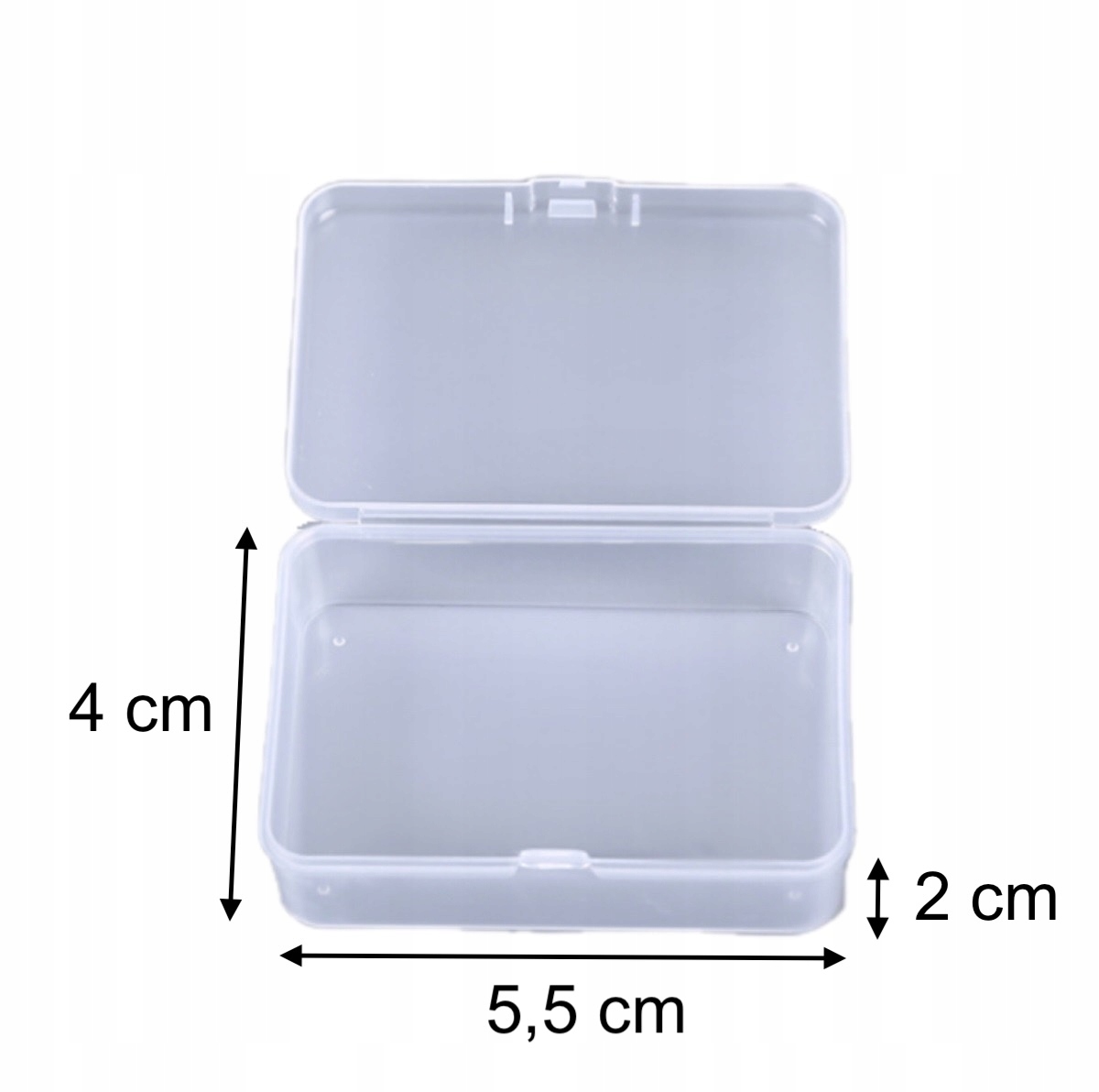 Pudełko kosmetyczne 5,5x4x2 cm organizer na kosmetyki narzędzia przybory