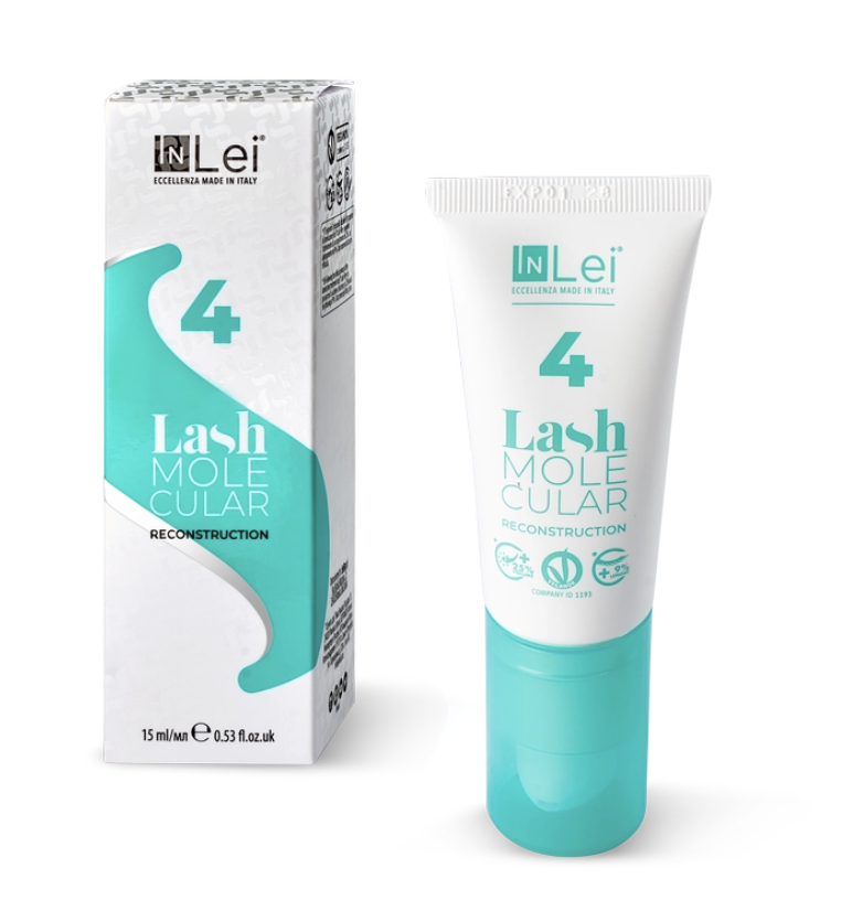 InLei® „LASH MOLECULAR 4” rekonstrukcja molekularna do rzęs i brwi 15ml