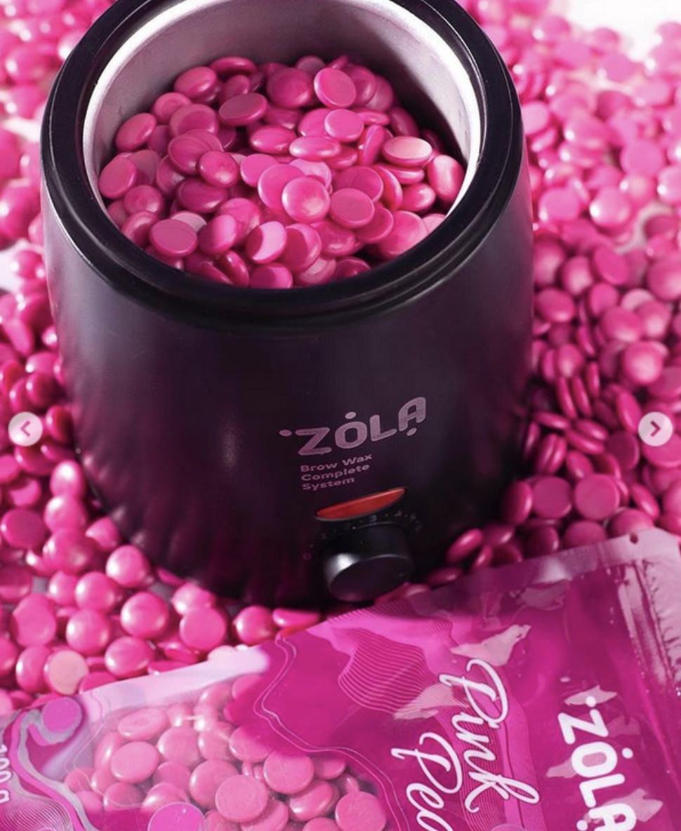 Wosk do depilacji bez paskowy BROW EPIL WAX pink pearl Zola 100g