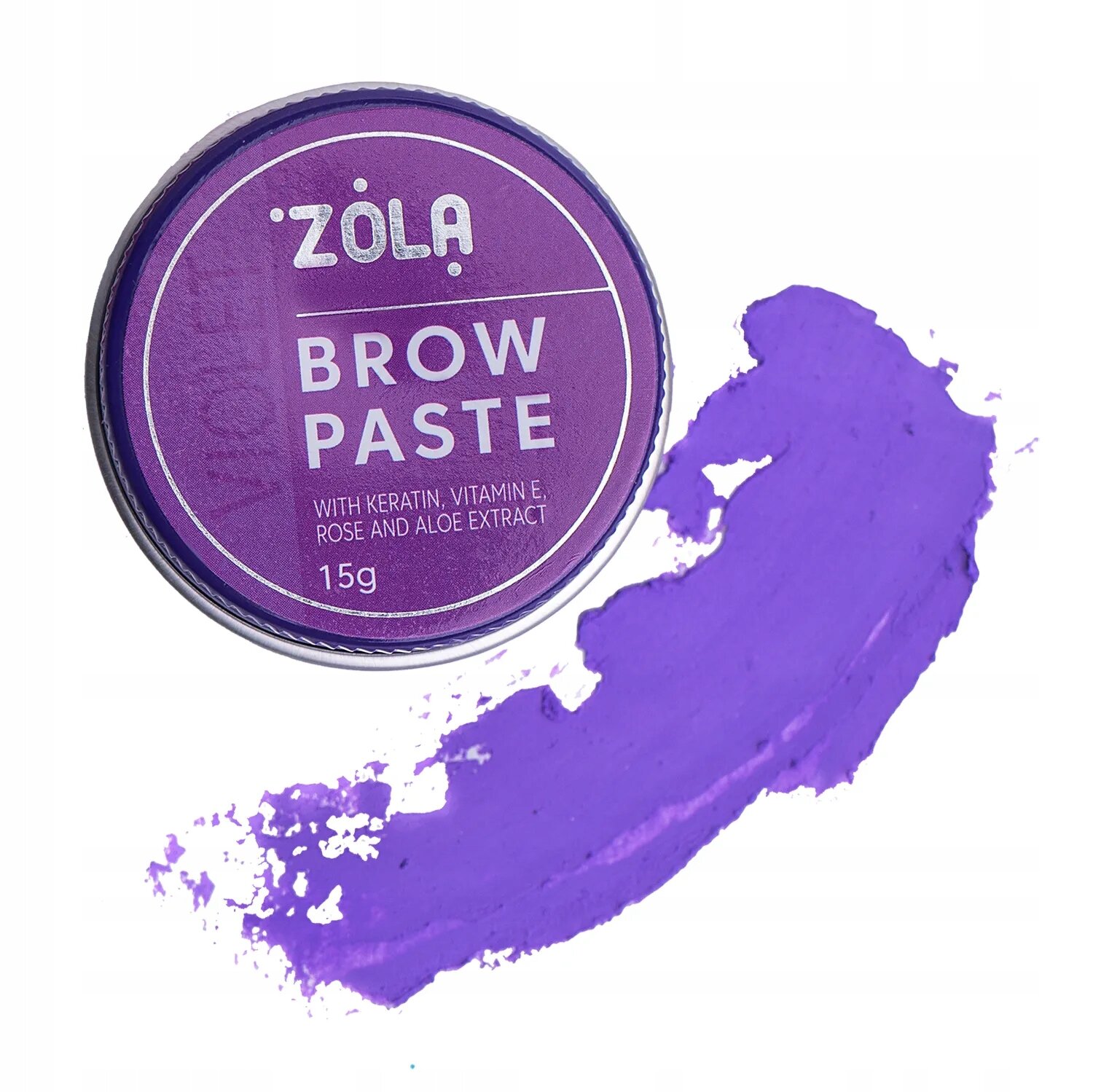 ZOLA fioletowa pasta do konturowania i stylizacji brwi 15g