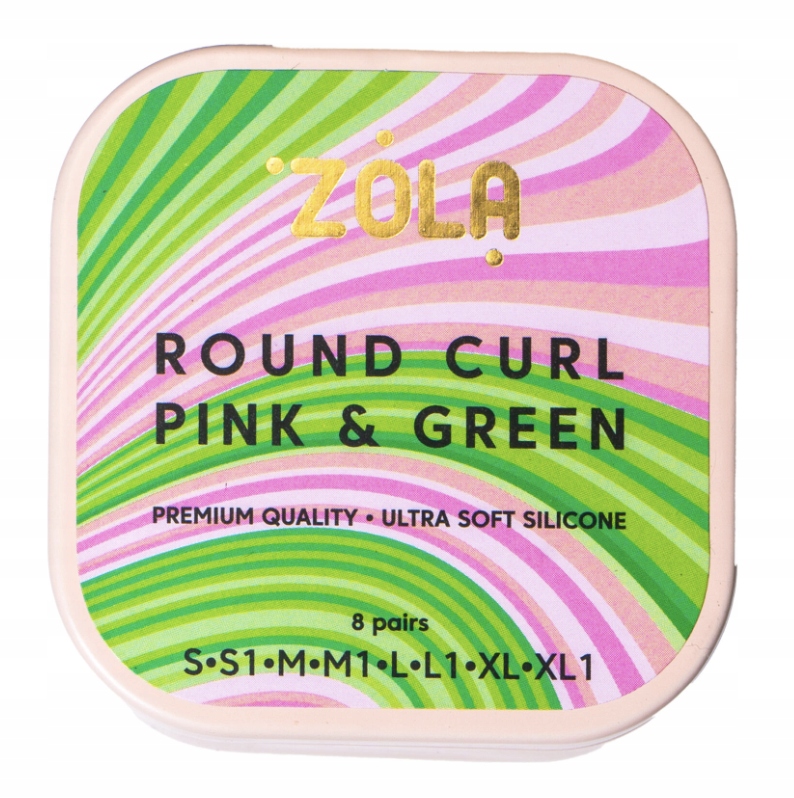 ZOLA Formy silikonowe Jelly L-curl do laminacji rzęs GÓRNE I DOLNE