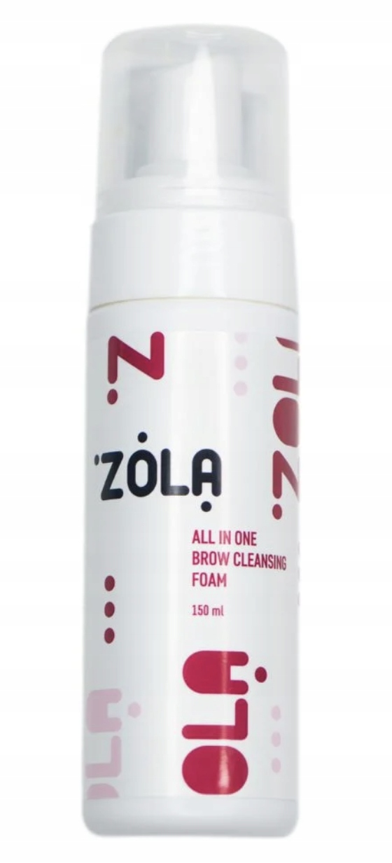 ZOLA Pianka do brwi różowa, oczyszczająca Bubble Gum 150 ml