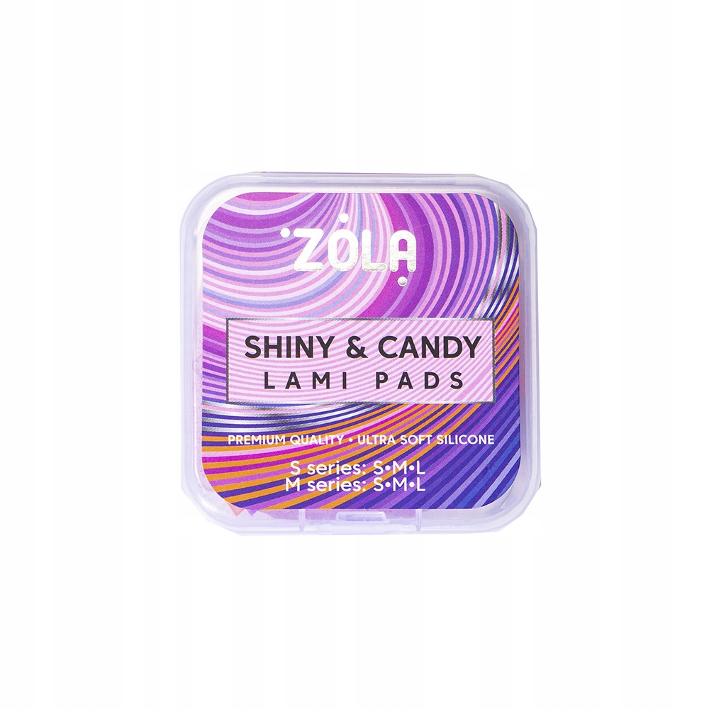 Formy silikonowe do laminacji rzęs Shiny & candy lami pads wałeczki Zola