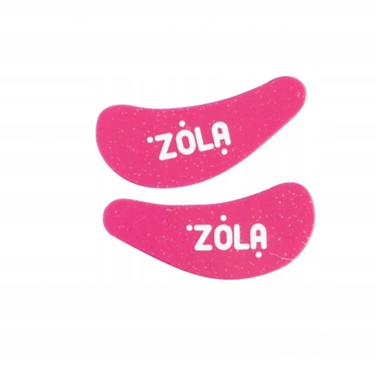 Wielorazowe silikonowe płatki pod oczy ZOLA malinowe