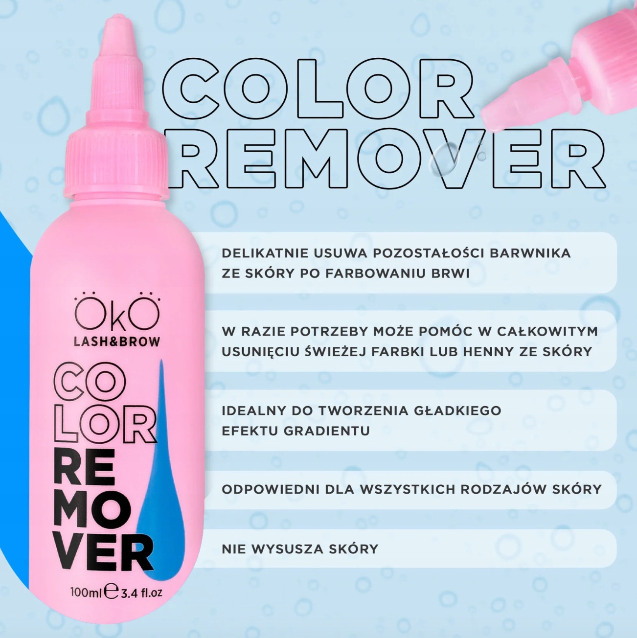 Zmywacz do farby i henny OKO Color Remover 100 ml