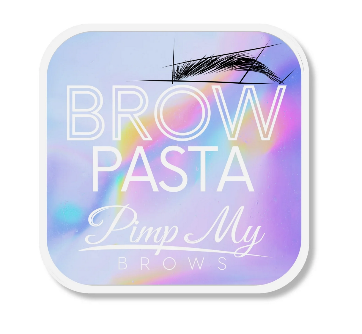 BIAŁA pasta do geometrii brwi Lola Beauty House x Pimp My Brows