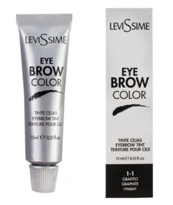 Farba do brwi Eye Brow Color Levissime graphite 1-1 grafit farbka