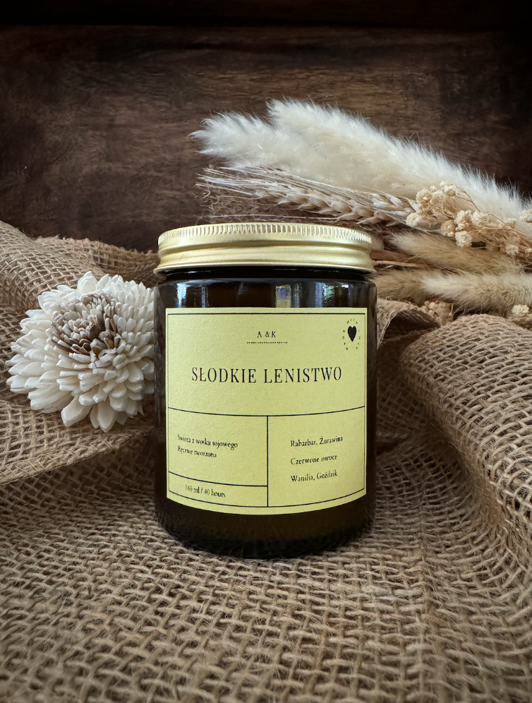 Świeca sojowa Palo Santo A&K Candle 180 ml