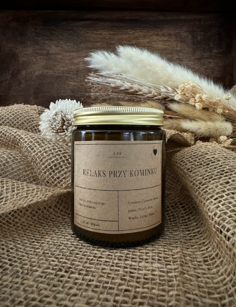 Świeca sojowa Palo Santo A&K Candle 180 ml