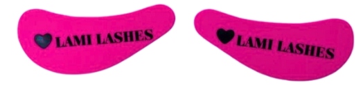 Silikonowe płatki pod oczy do separacji Lami Lashes PINK