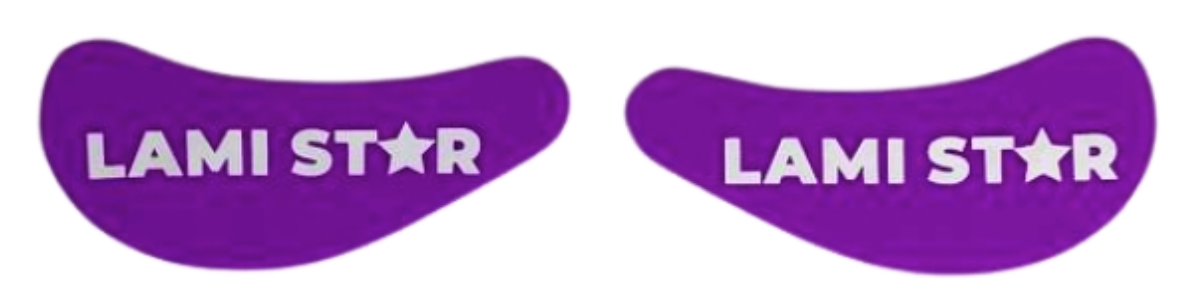 Silikonowe płatki pod oczy do separacji Lami Lashes PURPLE