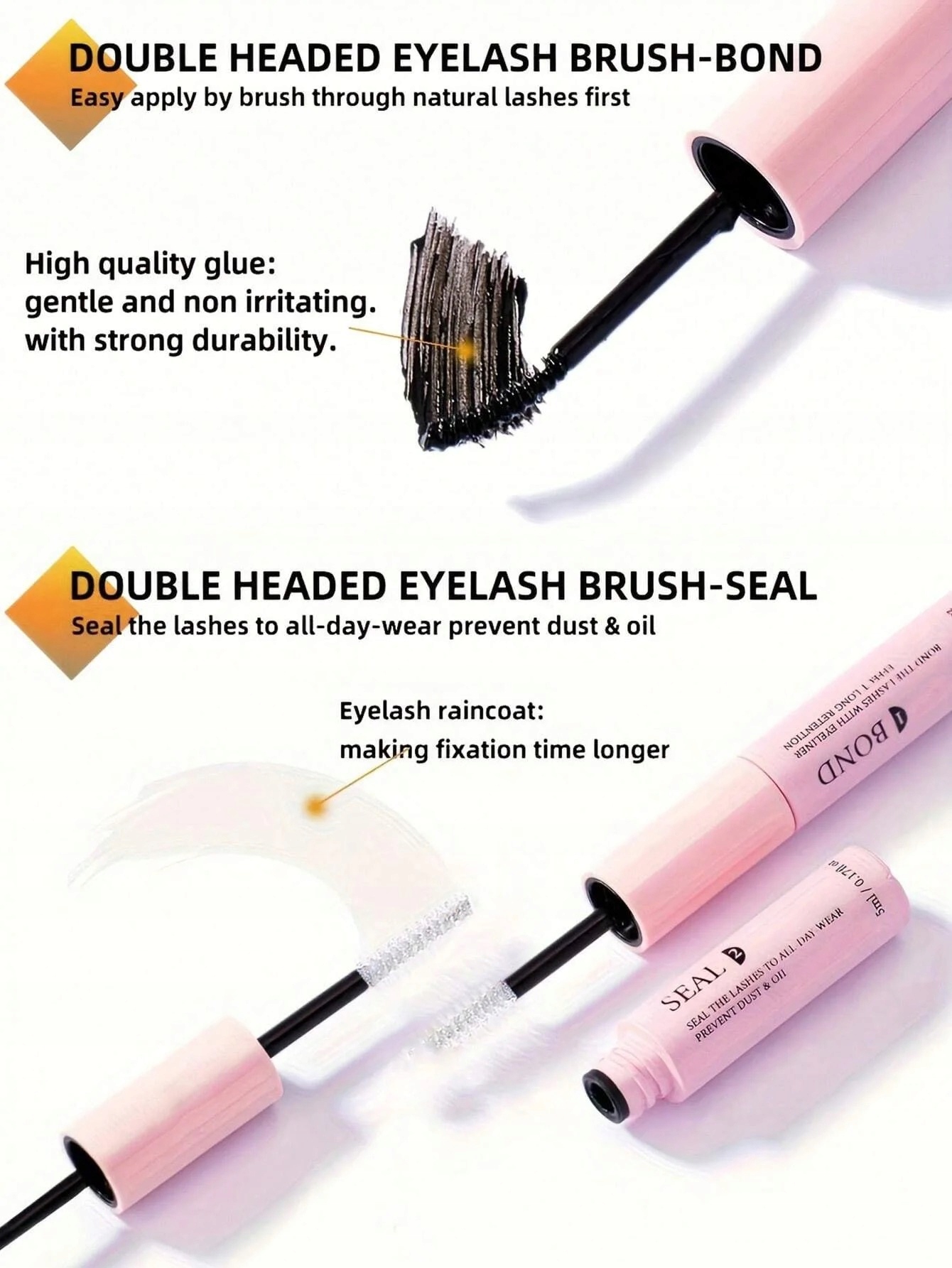 Rzęsy Bondingowe 200 szt Bonding Lash Zestaw Startowy + Akcesoria