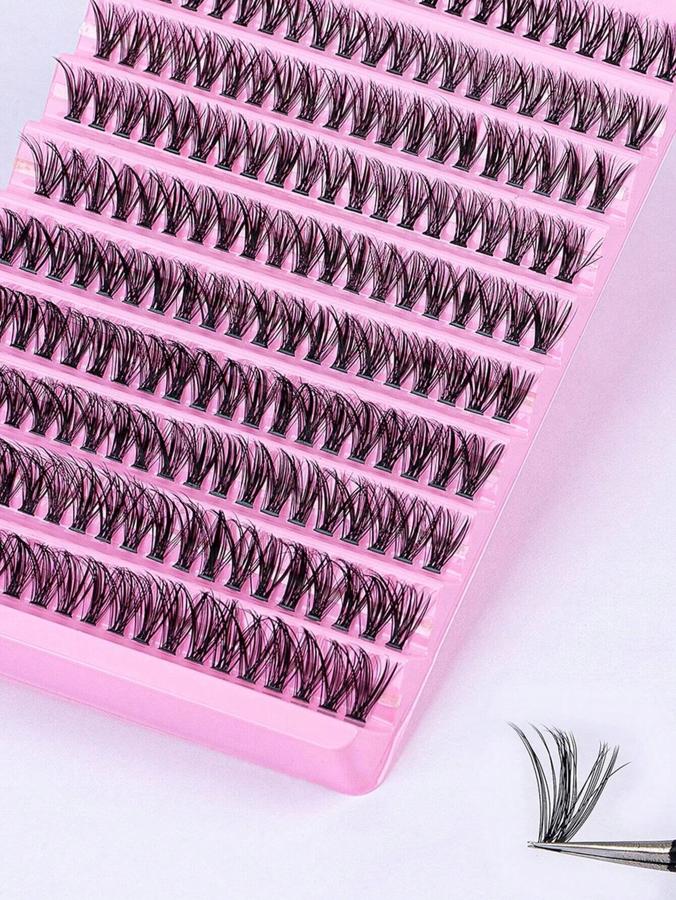 Rzęsy Bondingowe 200 szt Bonding Lash Zestaw Startowy + Akcesoria