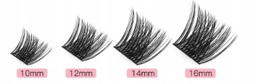 Rzęsy Bondingowe 200 szt Bonding Lash Zestaw Startowy + Akcesoria