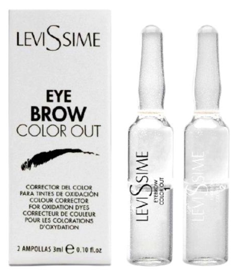 LEVISSIME Eyebrow color out korektor koloru 2x3ml