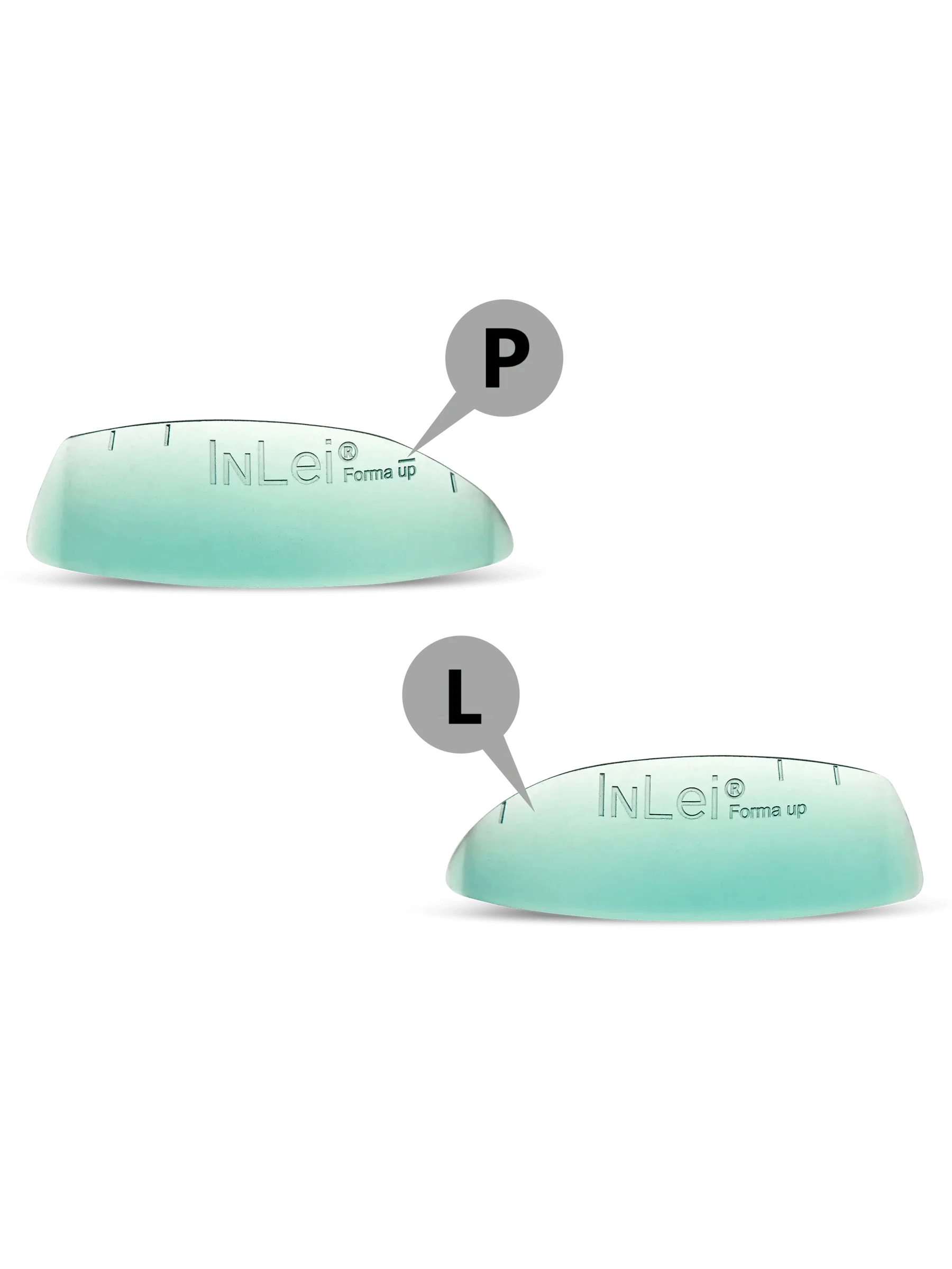 InLei® FORMA + FORMA UP – uniwersalne formy silikonowe mix 4 pary