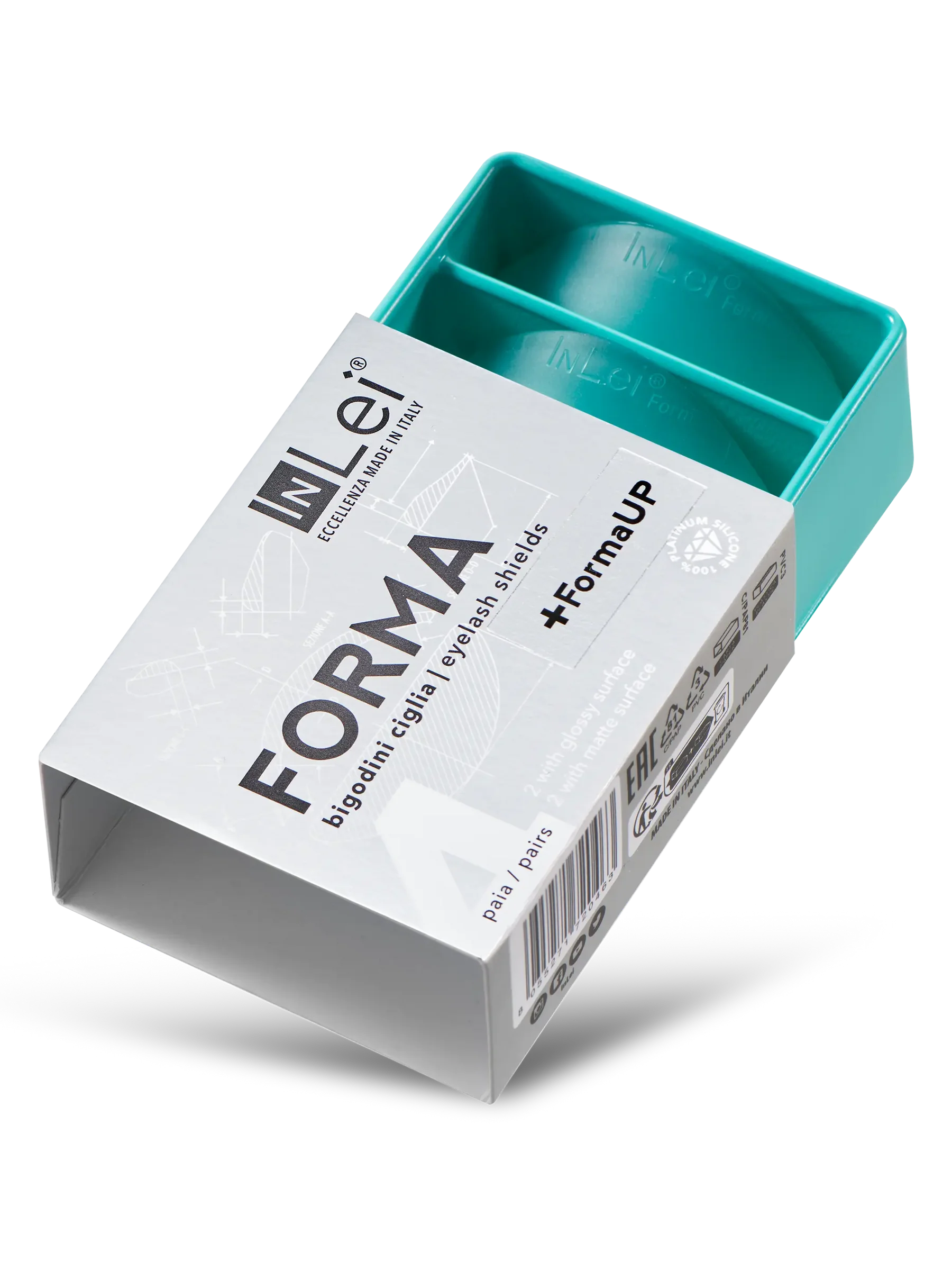 InLei® FORMA + FORMA UP – uniwersalne formy silikonowe mix 4 pary