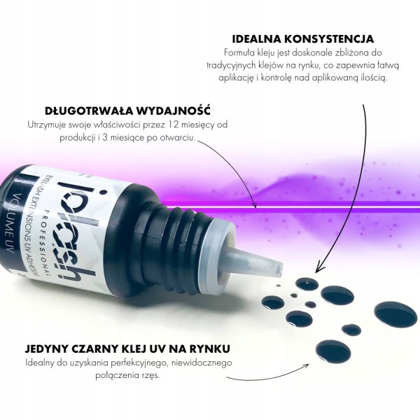 Jolash Volume UV Klej Do Przedłużania Rzęs Metodą UV
