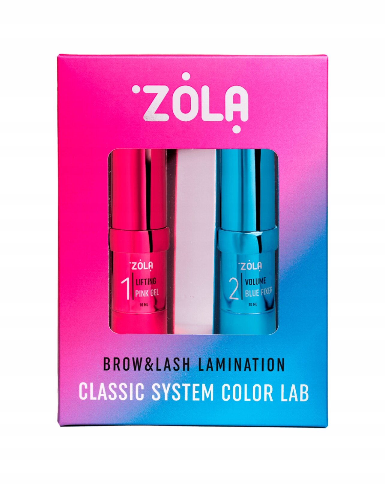 ZOLA zestaw do laminacji brwi i rzęs Lamination Classic System Color Lab