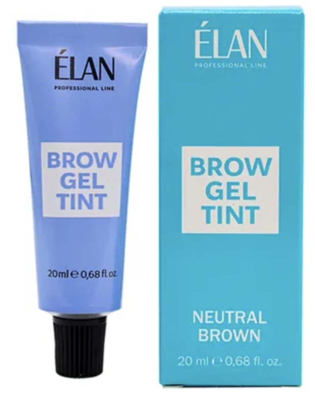 Farba do brwi ELAN Brow Gel Tint NEUTRAL BROWN, 20 ml (w tubie) farbka