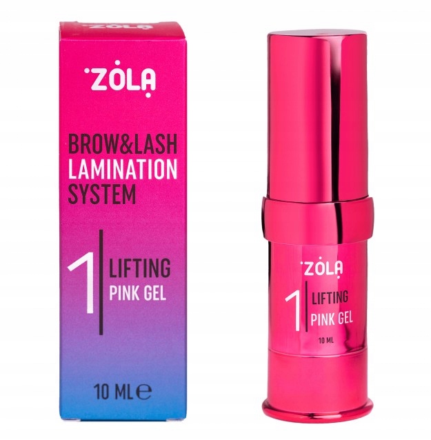 Zestaw do laminacji rzęs i brwi ZOLA Color Lab 1/2/3 Lifting Color Gel 3 ml