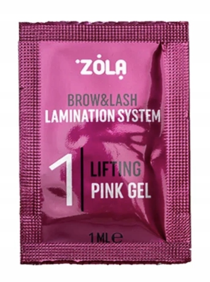 Zestaw do laminacji rzęs i brwi ZOLA Color Lab 1/2/3 Lifting Color Gel 3 ml