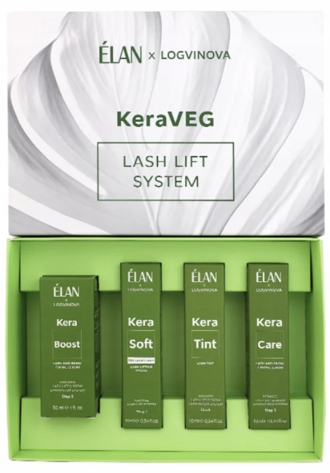Zestaw KeraVEG do liftingu rzęs ELAN x Logvinova