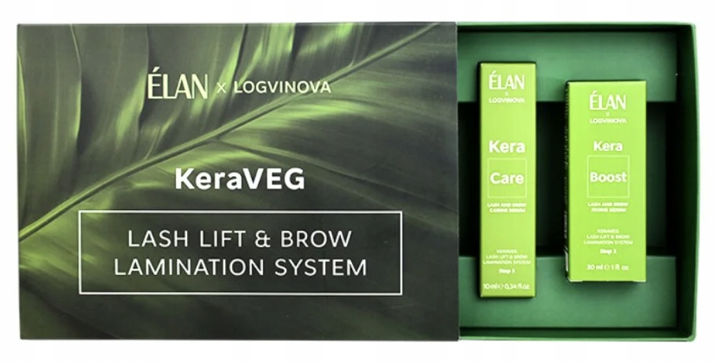 Zestaw KeraVEG do liftingu rzęs i brwi ELAN x Logvinova