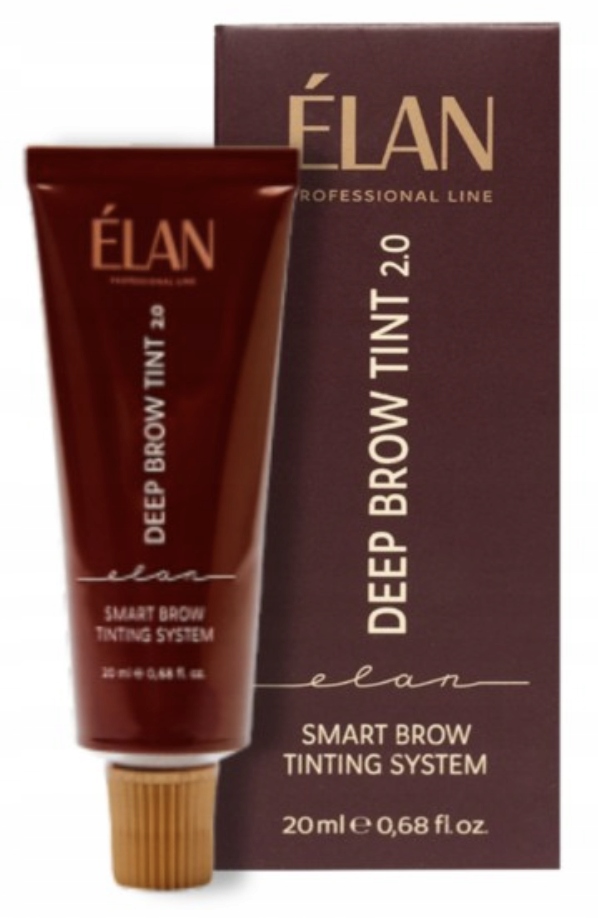 Farba do brwi ELAN DEEP BROW TINT 2.0 20 ml / 04 ICY zimny brąz TUBKA