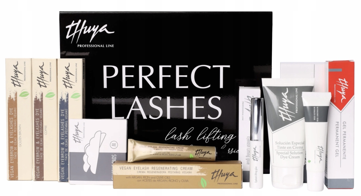 Zestaw do laminacji brwi i rzęs dla profesjonalistów Perfect Lashes Thuya