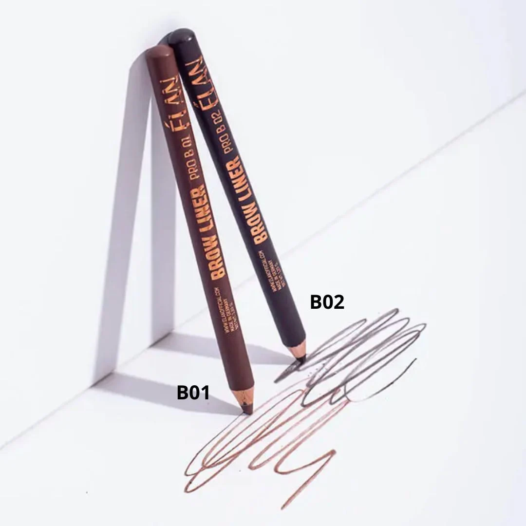 Pudrowa kredka do brwi Brow Liner Pro B01 Medium Brown Elan