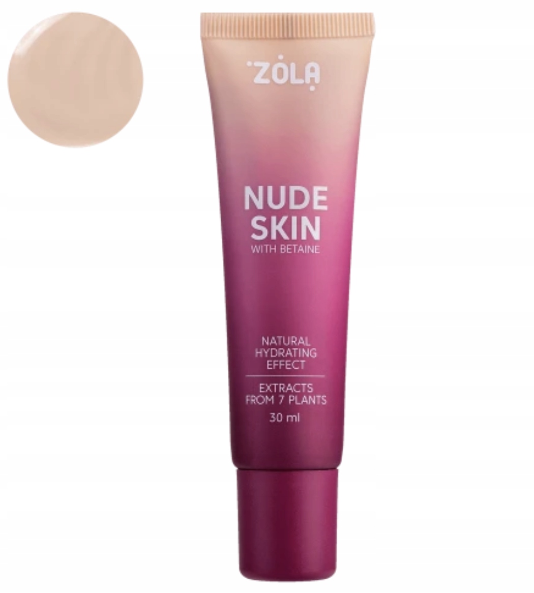 ZOLA Nude Skin Tonujący Podkład 01 LIGHT GLOW & WHITE 30 ml