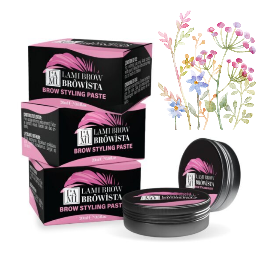 LAMI LASHES Browista styling paste - pasta do stylizacji 20 ml FLOWER