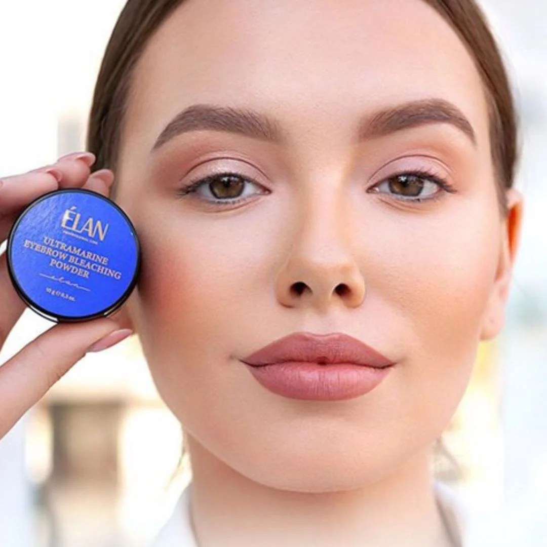 Puder wybielający do brwi Ultramarynowy Elan 10g