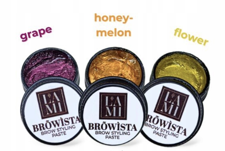 LAMI LASHES Browista styling paste – pasta do stylizacji 20 ml GRAPE