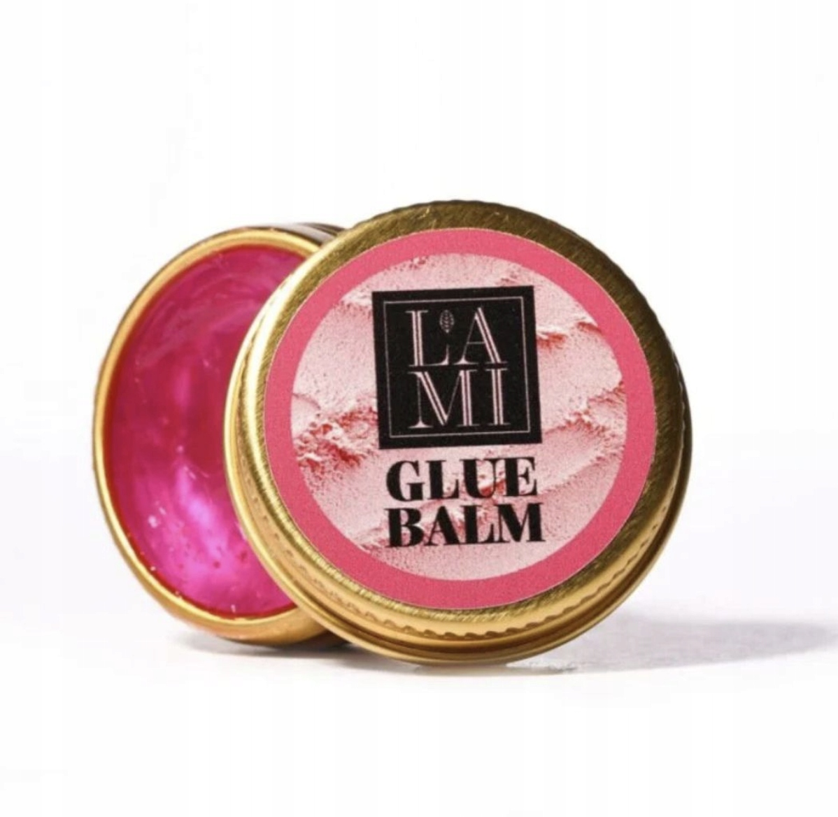 LAMI LASHES POWERFUL Balm glue klej bez kleju 10g PEACH mocny
