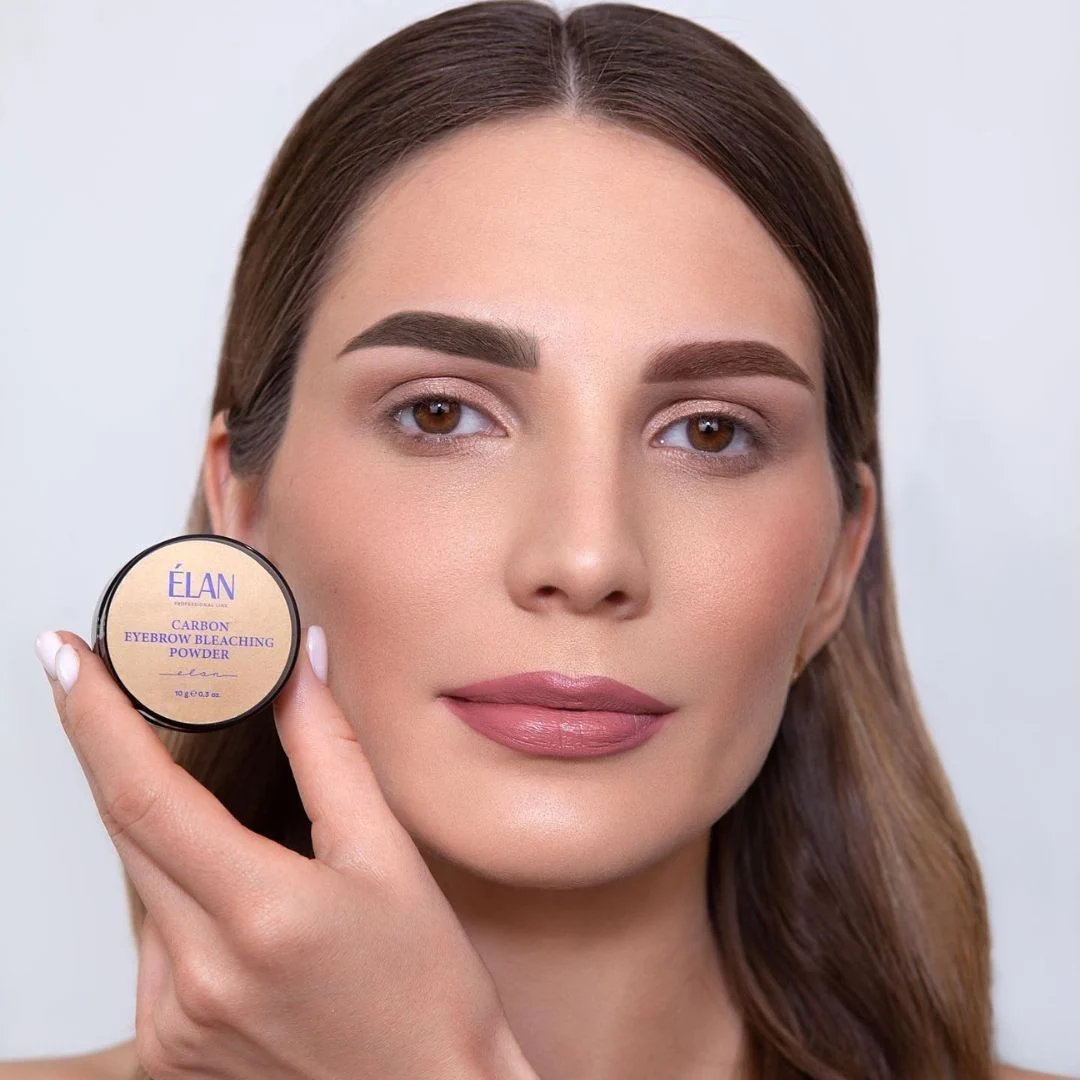 Węglowy puder wybielający do brwi Carbon Powder Elan 10g