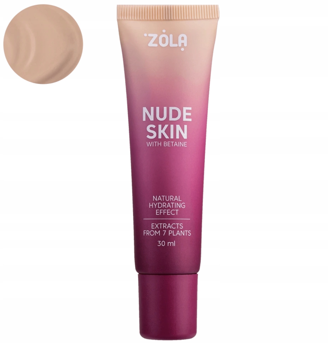 ZOLA Nude Skin Tonujący Podkład 02 MEDIUM GLOW & WHITE 30 ml