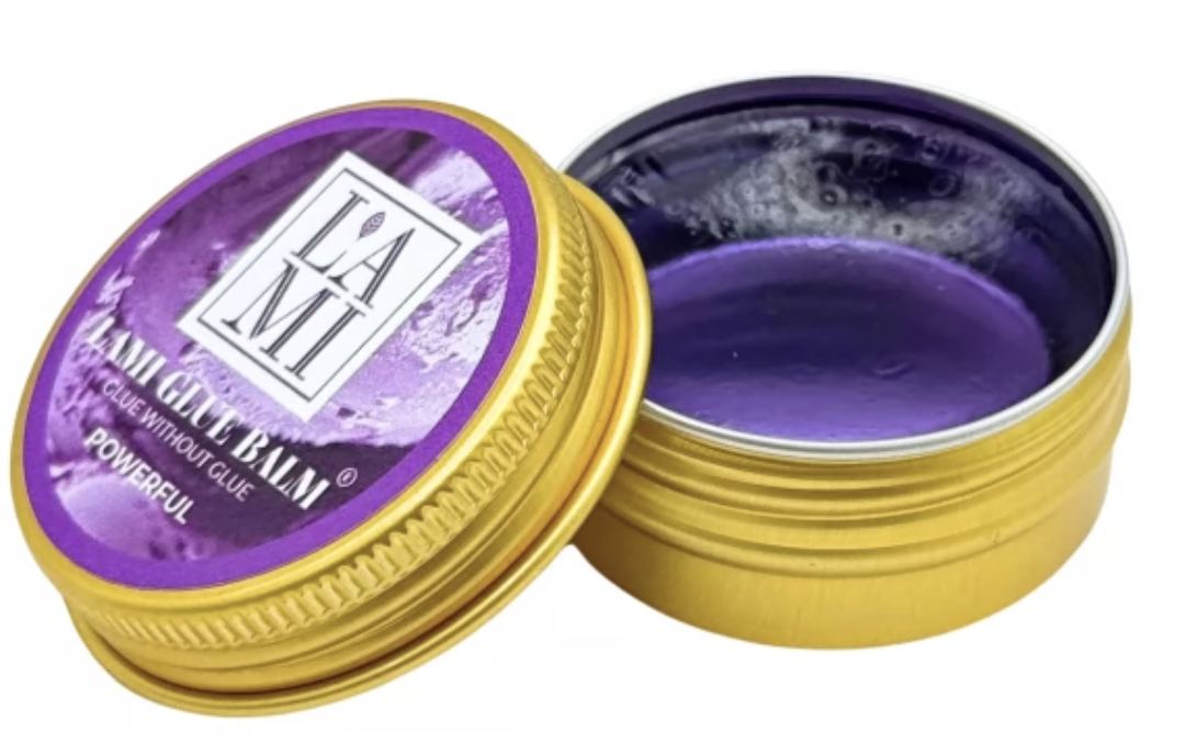 LAMI LASHES POWERFUL Balm glue klej bez kleju 20g GRAPE mocny