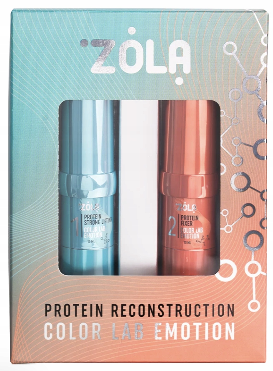 ZOLA Color Lab EMOTION Zestaw do laminacji brwi i rzęs 10 ml + 10 ml