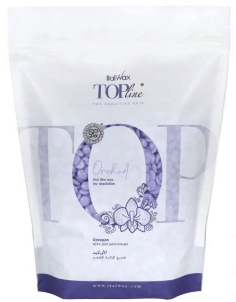 ItalWax Wosk do depilacji twardy w granulkach TOP LINE ORCHID 750g