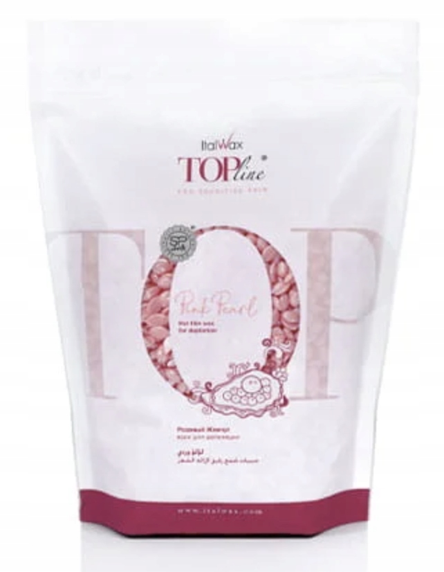 ItalWax Wosk do depilacji twardy w granulkach TOP LINE PINK PEARL 750g