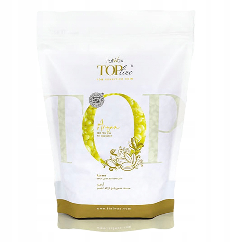 ItalWax Wosk do depilacji twardy w granulkach dropsy TOP LINE ARGAN 750g