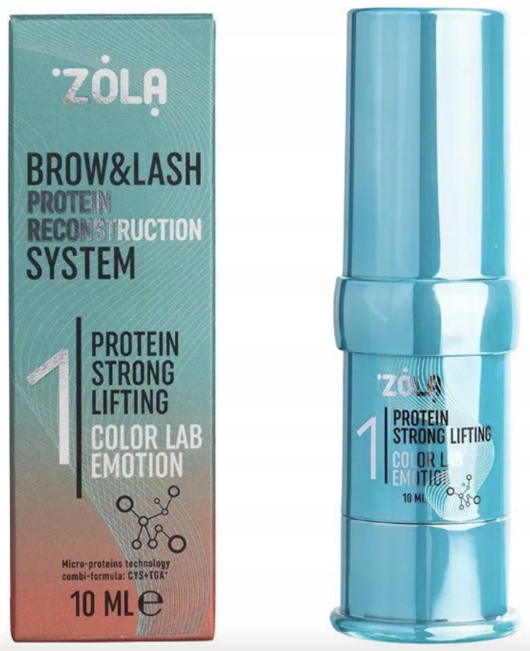 ZOLA Color Lab EMOTION Preparat do laminacji brwi i rzęs Krok 1 10 ml