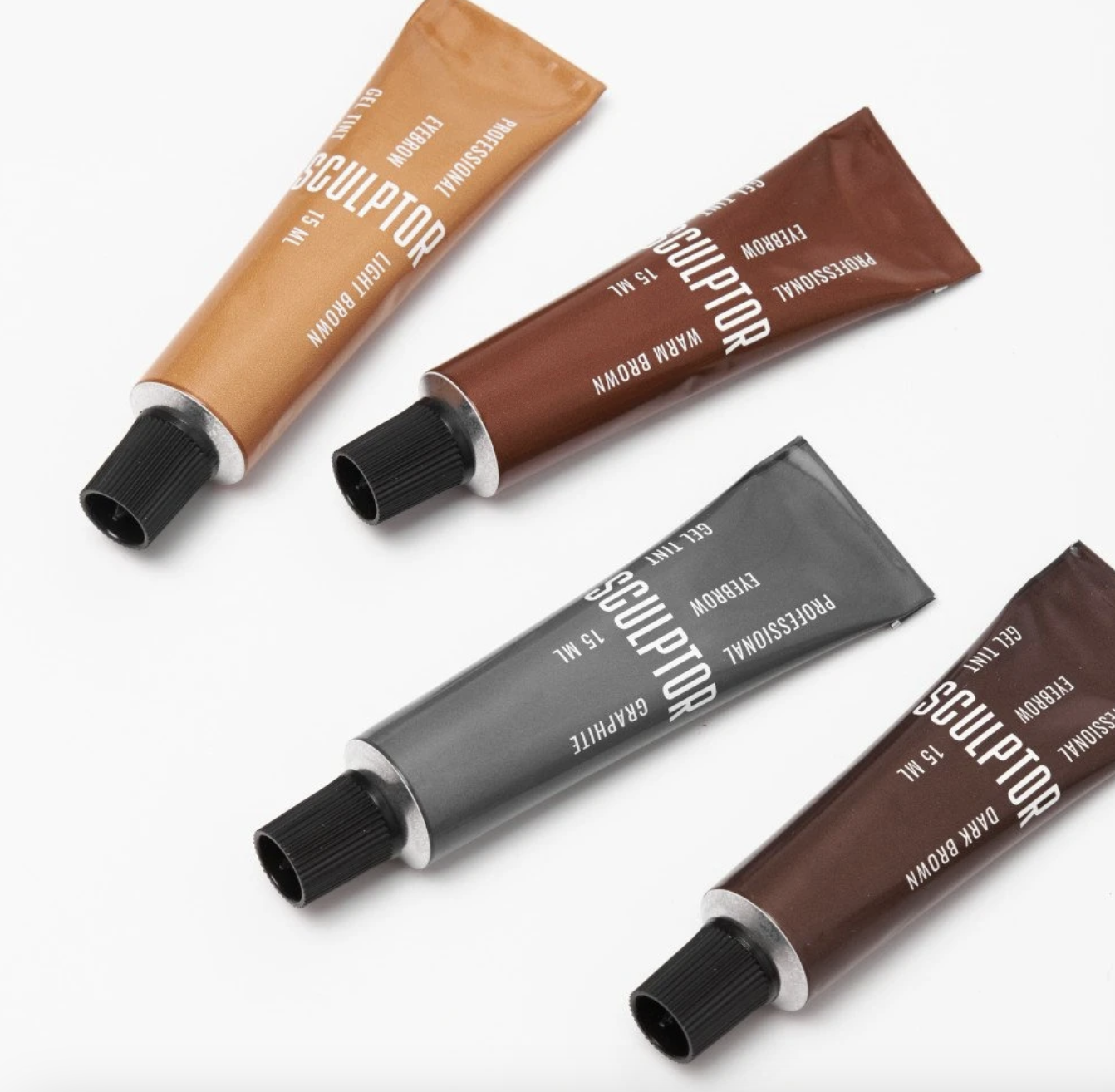 SCULPTOR Farba do brwi żelowa 15ml WARM BROWN