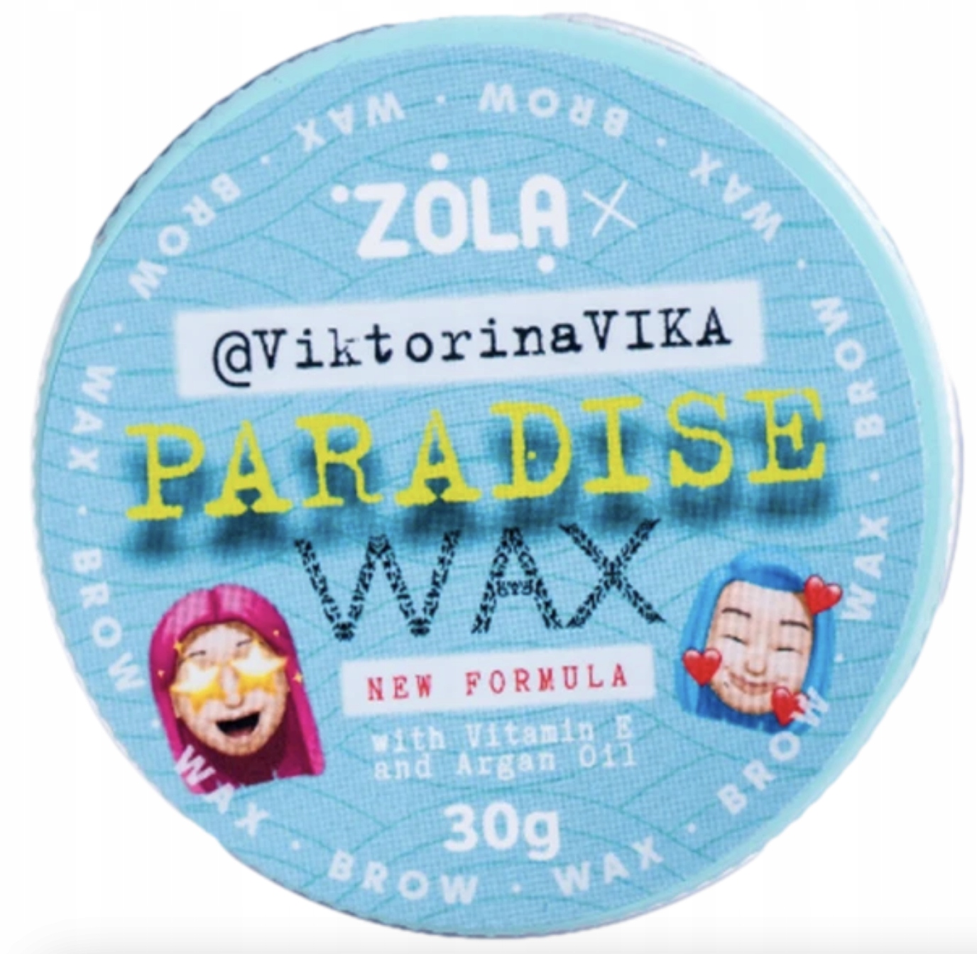 ZOLA x Viktorina Vika Wosk do stylizacji brwi Paradise Wax 30g