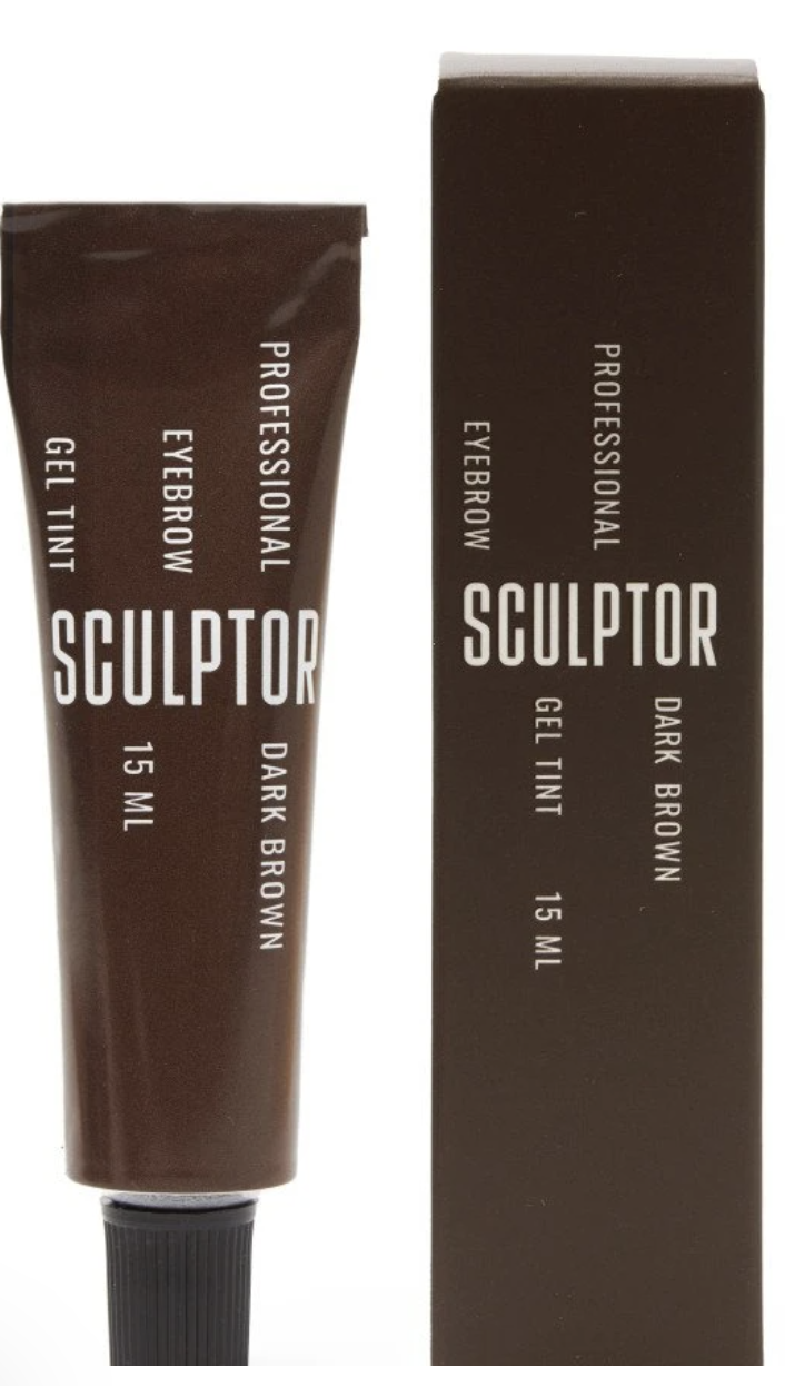 SCULPTOR Farba do brwi żelowa 15ml DARK BROWN