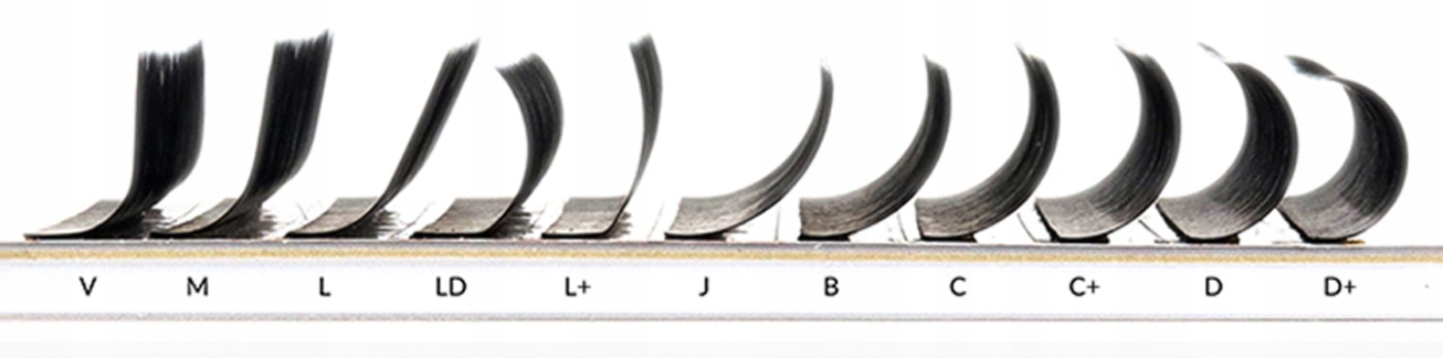 Rzęsy Project Lashes L 0,07 13 mm czarne MATT