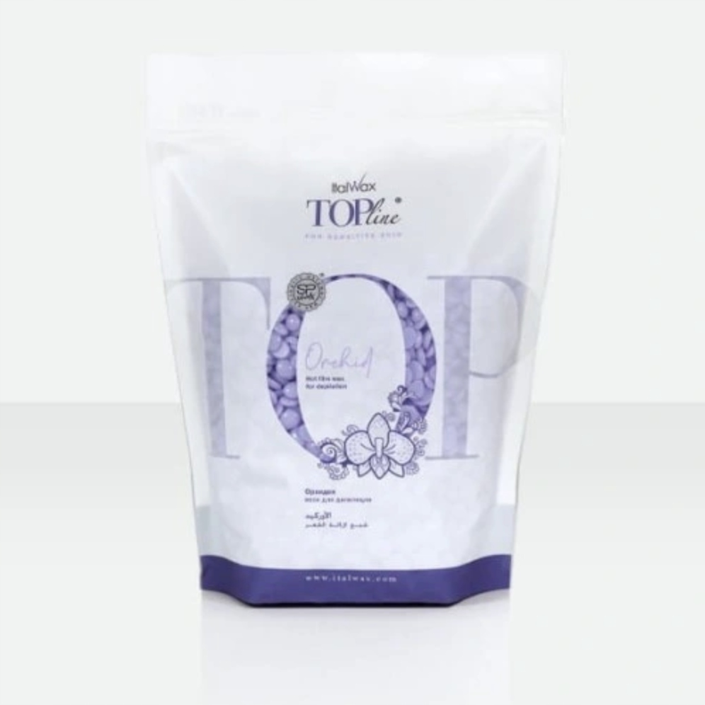 ItalWax Wosk do depilacji twardy w granulkach TOP LINE ORCHID 750g